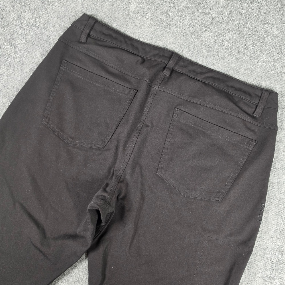BYLT Everyday Jogger Pant Mens 38 Black Slim Fit Stretch Trousers